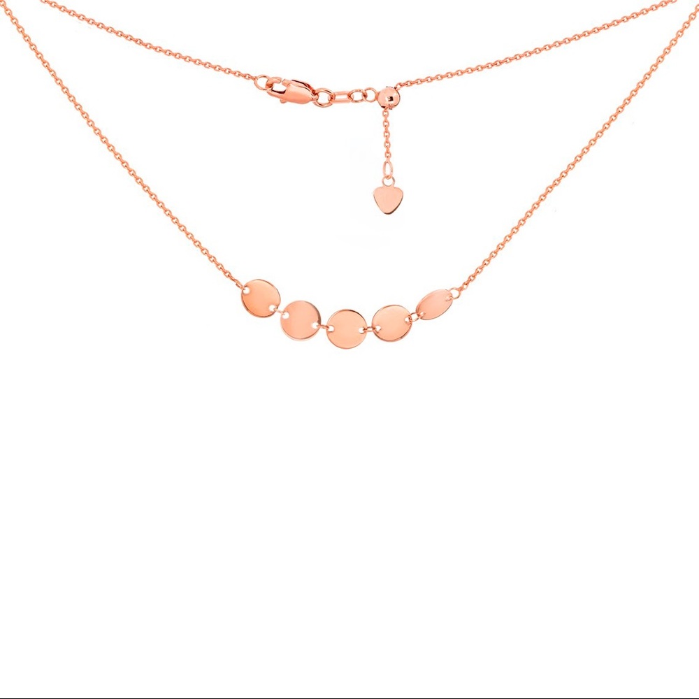 14k Pink Gold / Rose Gold Choker Chain